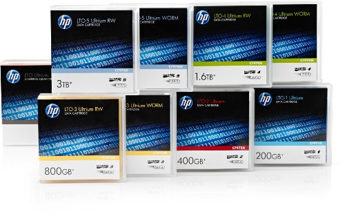HP C7973AG LTO Ultrium 3 RW Data Cartridge 400/800 GB 5er-Pack Eco Case von HP