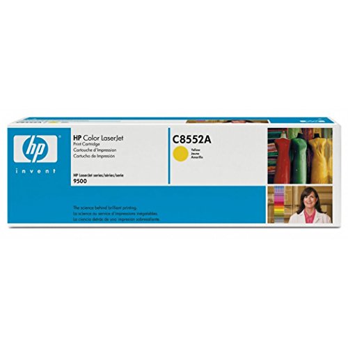 HP C8552 A Tonerkartusche 25000páginas gelb Tonerkassette – für Laserdrucker (Tintenpatrone, Gelb, laser, Color LaserJet 9500HDN, 9500 MFP, 9500 N, blau, weiß, 15 – 25 °C) von HP