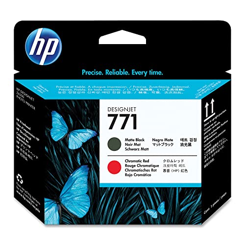 HP CE017A 771 Original Druckkopf matt schwarz undchromatischrotStandardkapazität1er-Pack von HP
