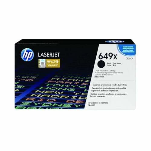 HP CE260XC 649XC Color Laserjet contract toner kartusche hohe Kapazität 17.000 Seiten 1er-Pack, schwarz HP CE260XC 649XC Color Laserjet contract toner kartusche hohe Kapazität 17.000 Seiten 1er-Pack, schwarz von HP