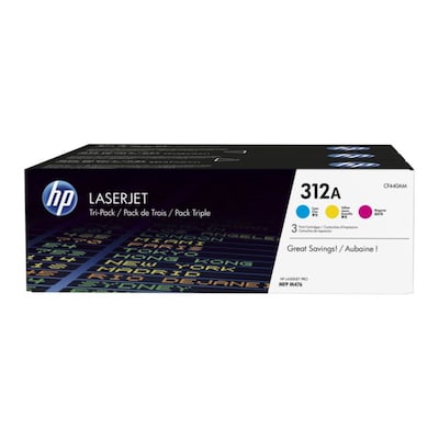 HP CF440AM / 312A Original Toner Multipack (C, M, Y) für ca. 2.700 Seiten von HP