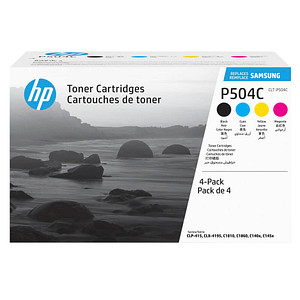 HP CLT-P504C (SU400A) schwarz, cyan, magenta, gelb Toner, 4er-Set von HP