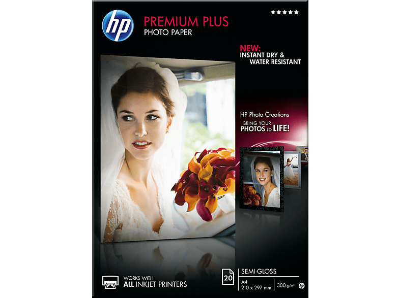 HP CR 673 A Premium Plus 20 Blatt Einzelblattpapier 210 x 297 mm A4 im Format von HP