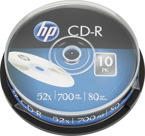 HP CRE00019 CD-R Rohling 700 MB 10 St. Spindel von HP