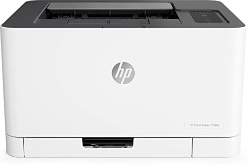HP Color Laser 150nw Farb-Laserdrucker (Drucker, USB, LAN, WLAN),weiß-grau von HP