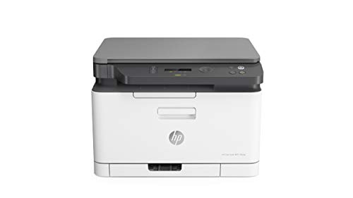 HP Color Laser 178nwg Multifunktions-Farblaserdrucker (Drucker, Scanner, Kopierer, WLAN, Airprint), weiß-grau,Drucken+Kopieren+Scannen von HP