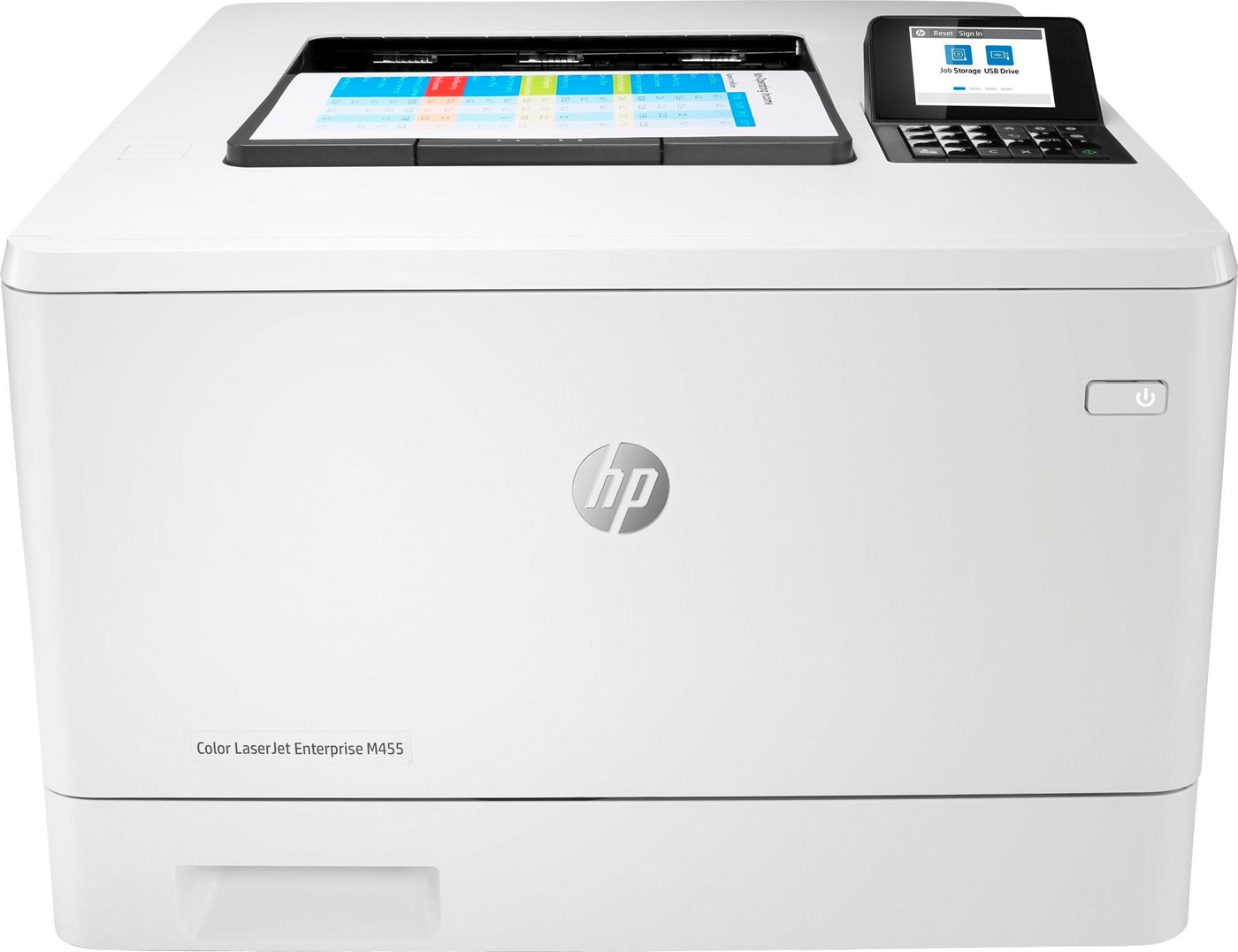 HP Color LaserJet Enterprise M455dn Laserdrucker, (LAN (Ethernet) von HP