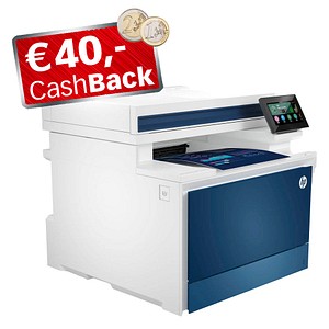 HP Color LaserJet Pro MFP 4302fdw 4 in 1 Farblaser-Multifunktionsdrucker weiß, HP Instant Ink-fähig von HP