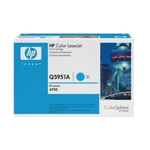 HP Color Laserjet 4700 (Q5951A) Original Toner von HP - Blau/Cyan / ca. 10.000 Seiten von HP