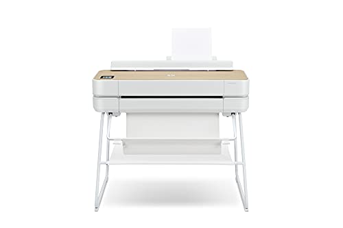 HP DesignJet Studio Wood Großformatdrucker, 24 Zoll, bis zu A1, mobiles Drucken, Wi-Fi, Gigabit Ethernet, Hi-Speed USB 2.0 (5HB12A) von HP