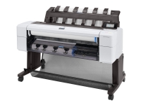 HP Designjet T1600dr 36 Zoll PostScript Drucker, Thermal Inkjet, 2400 x 1200 DPI, HP-GL/2, HP-RTL, PDF 1.7, TIFF, Cyan, Grau, Magenta, Mattschwarz, Foto schwarz, Gelb, 180 pph, 100 Blätter von HP