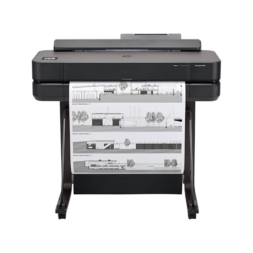 HP DesignJet T650 24 Zoll (61 cm 5HB08D), Großformatdrucker, Plotter, Standard A4-A1, 81 A1-Drucke/Stunde, Wi-Fi, Ethernet, USB, 2400x1200 dpi, Recyceltes Metall, 2 Jahre Garantie, HP Click, Schwarz HP DesignJet T650 24 Zoll (61 cm 5HB08D), Großformatdrucker, Plotter, Standard A4-A1, 81 A1-Drucke/Stunde, Wi-Fi, Ethernet, USB, 2400x1200 dpi, Recyceltes Metall, 2 Jahre Garantie, HP Click, Schwarz von HP