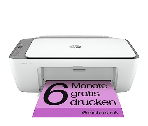 HP DeskJet 2720e Multifunktionsdrucker, 6 Monate gratis drucken mit HP Instant Ink inklusive, Drucker, Scanner, Kopierer, WLAN von HP