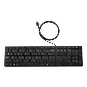 HP Desktop 320K Tastatur kabelgebunden schwarz von HP