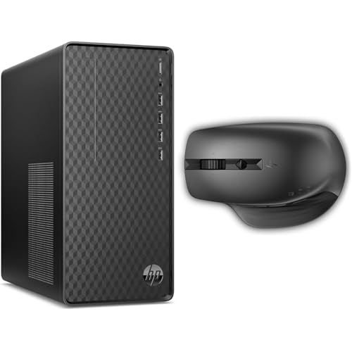 HP Desktop PC | WatsonI 1C23 | Intel i3-13100 (Raptor Lake) 3.40GHz 4 CORES | RAM 8GB DDR4 3200 NECC | SSD 512GB 2280 PCIe NVMe Val M.2 | UMA | Dark Black 935 Creator Maus, Schwarz von HP