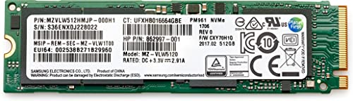 HP - Disque SSD - 1 zu - intern - M.2 - PCI Express 3.0 x4 (NVMe) - Pour ZBook 15 G6 Mobile Workstation, 17 G6 Mobile Workstation von HP