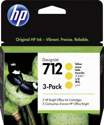 HP Druckerpatrone 712 Original 3er-Pack Gelb 3ED79A HP Druckerpatrone 712 Original 3er-Pack Gelb 3ED79A von HP