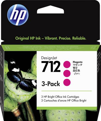 HP Druckerpatrone 712 Original 3er-Pack Magenta 3ED78A HP Druckerpatrone 712 Original 3er-Pack Magenta 3ED78A von HP
