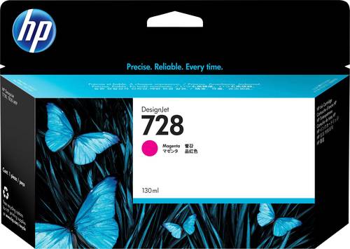 HP Druckerpatrone 728 Original Magenta 130ml F9J66A 1St. von HP