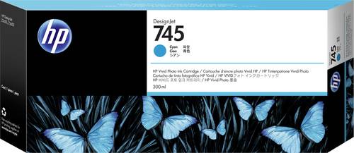 HP Druckerpatrone 745 Original Cyan 300ml F9K03A 1St. HP Druckerpatrone 745 Original Cyan 300ml F9K03A 1St. von HP