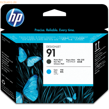 HP Druckkopf HP C9460A schwarz matt und cyan HP Druckkopf HP C9460A schwarz matt und cyan von HP