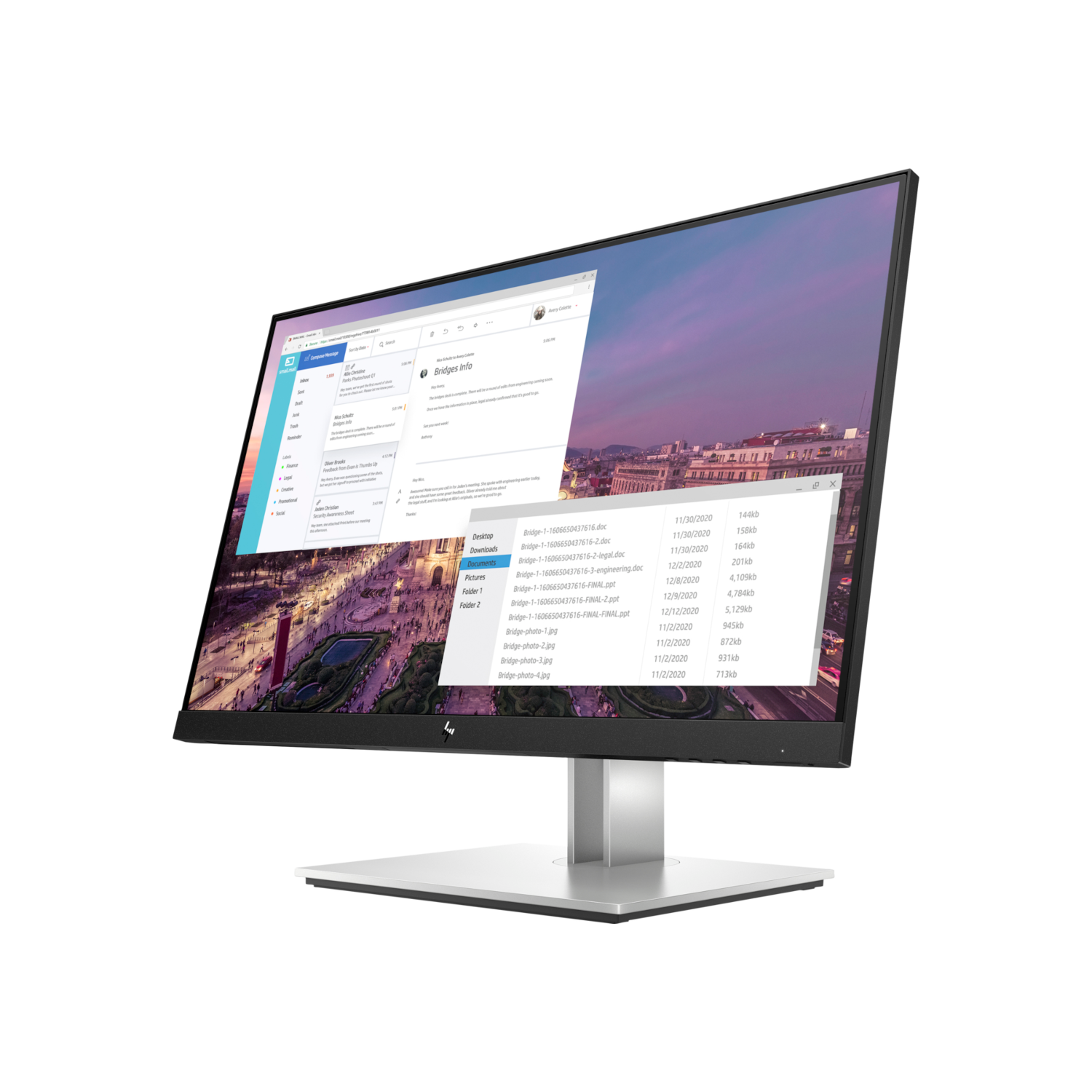 HP E23 G4 Office Monitor - IPS-Panel, Höhenverstellbar von HP