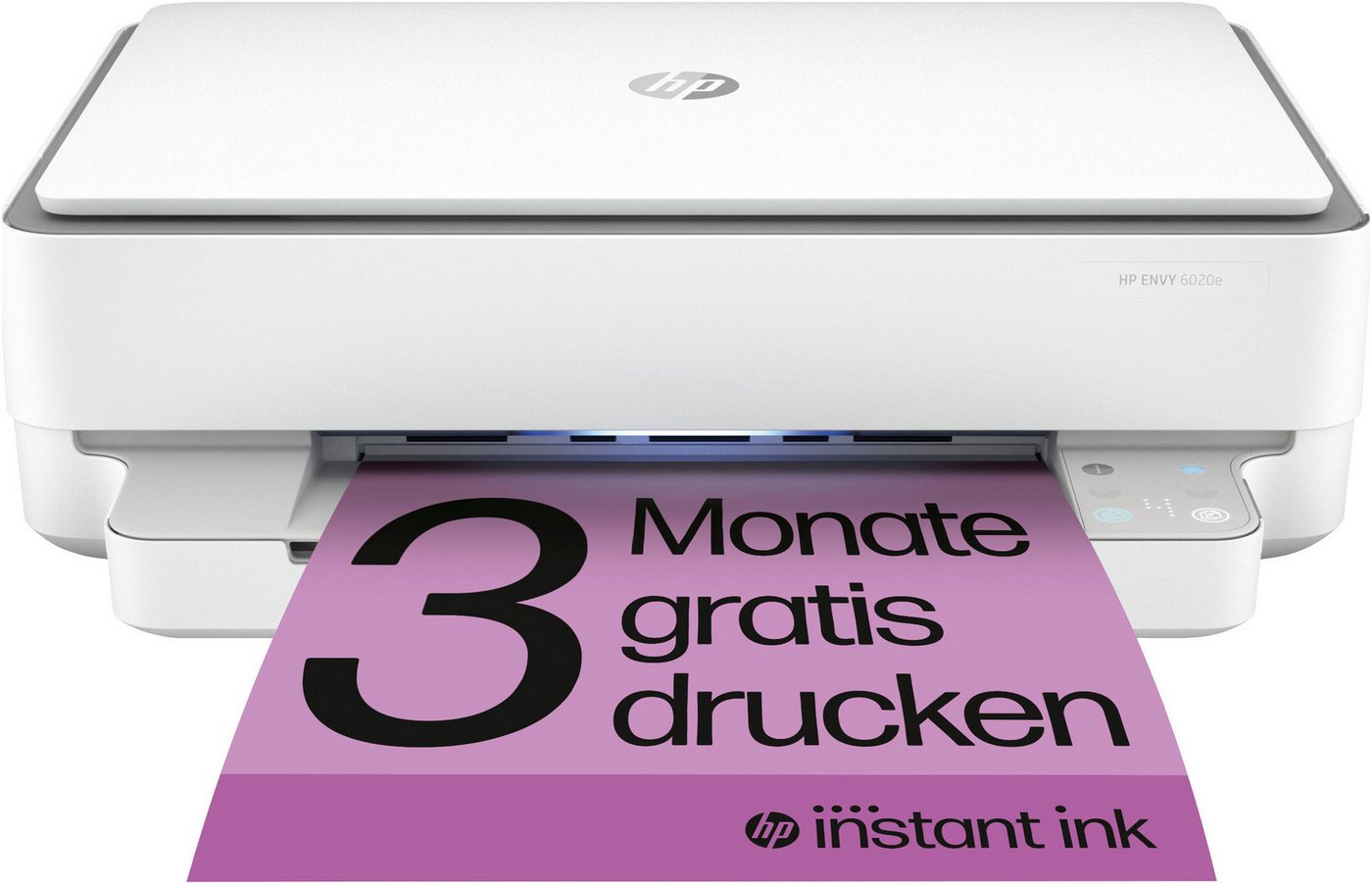 HP ENVY 6020e Multifunktionsdrucker, (WLAN (Wi-Fi), 3 Monate gratis Drucken mit HP Instant Ink inklusive) von HP