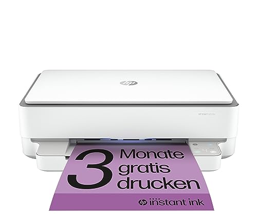 HP ENVY 6020e Multifunktionsdrucker, 3 Monate gratis drucken mit HP Instant Ink inklusive, HP+, Drucker, Scanner, Kopierer, WLAN, Airprint von HP