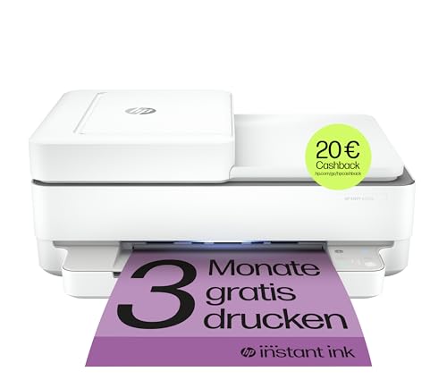 HP ENVY 6420e Multifunktionsdrucker, 3 Monate gratis drucken mit HP Instant Ink inklusive, HP+, Drucker, Kopierer, Scanner, Mobiler Faxversand, WLAN, Automatischer Dokumenteneinzug von HP