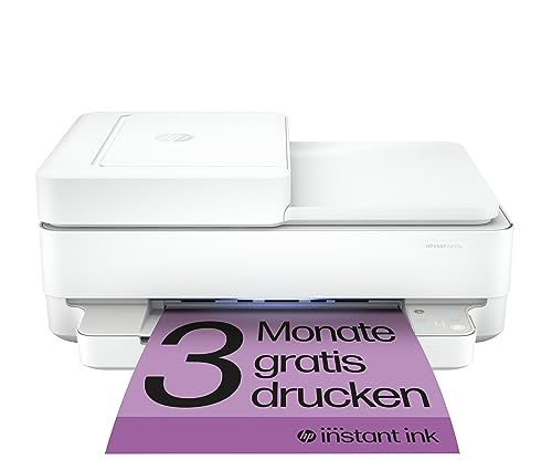 HP ENVY 6430e, Multifunktionsdrucker, 3 Monate gratis drucken mit HP Instant Ink inklusive, Drucken, Kopieren, Scannen, Mobiler Faxversand, Wi-Fi, Automatischer Dokumenteneinzug von HP