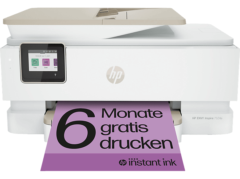 HP ENVY Inspire 7924e (Instant Ink) Thermal Inkjet Multifunktionsdrucker WLAN von HP