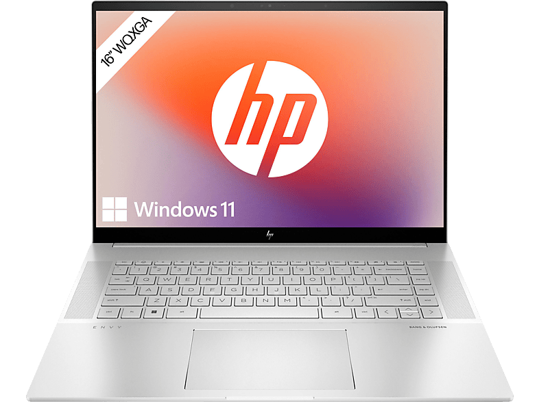 HP ENVY Laptop 16-h1375ng, Notebook, mit 16 Zoll Display, Intel® Evo™ Plattform, Core™ i7,i7-13700H (Evo) Prozessor, GB RAM, 1 TB SSD, Arc™ 7 A730M, Silber, Windows 11 Home (64 Bit) von HP