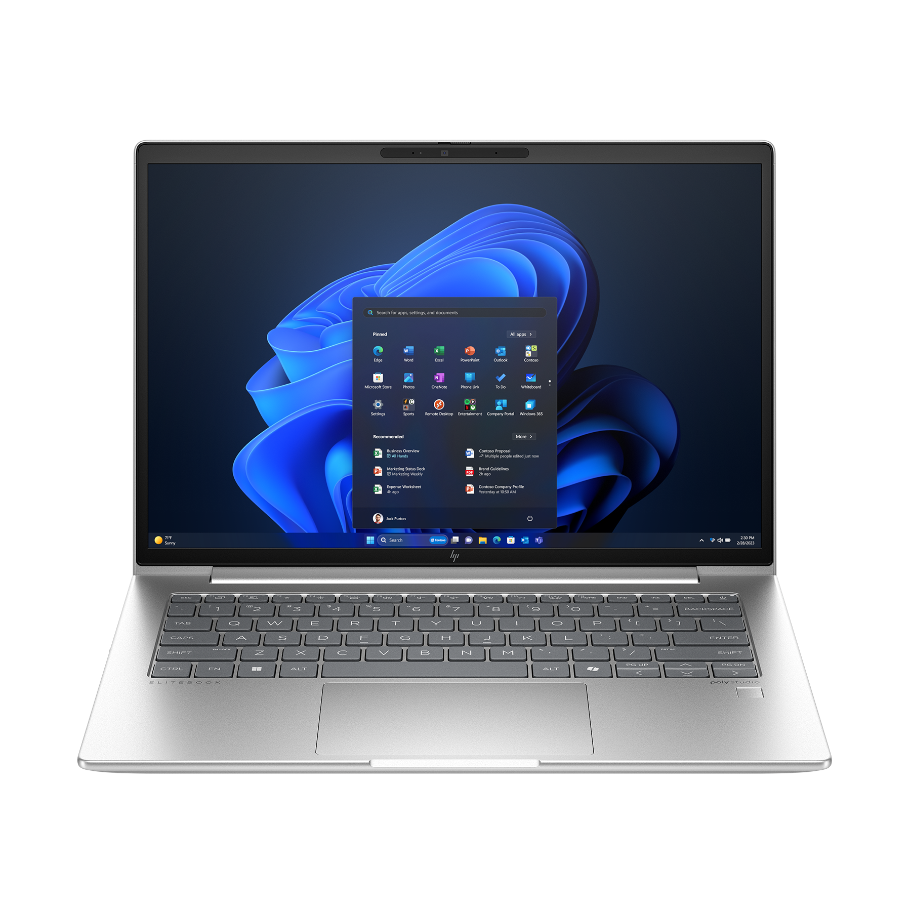 HP EliteBook 645 G11 9C0H2EA 14" WUXGA IPS, AMD Ryzen 5 7535U, 8GB RAM, 256GB SSD, Windows 11 Pro von HP