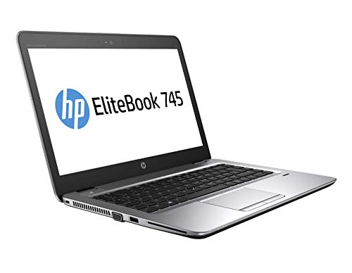 HP EliteBook 745 G4, 14 Zoll 1920x1080, Full HD AMD Pro A10, 256GB SSD Festplatte, 8GB Speicher, Windows 10 Pro - Webcam Business Notebook Laptop (Generalüberholt) von HP