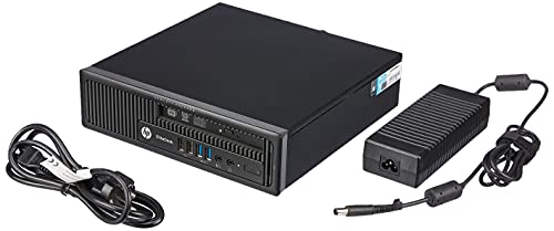 HP EliteDesk 800 G1 USDT Intel Core i5 256GB SSD Festplatte 8GB Speicher Win 10 Pro DVD Brenner C8N28AV Ultra Slim PC Mini Computer (Generalüberholt) von HP