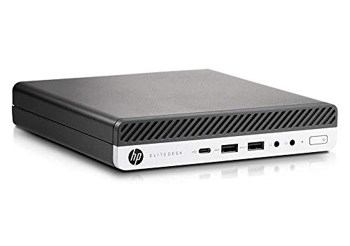 HP EliteDesk 800 G3 Desktop Mini USDT Intel Quad Core i5 256GB SSD Festplatte 8GB Speicher Windows 10 Pro mit W-LAN Business Desktop PC Generalüberholt von HP