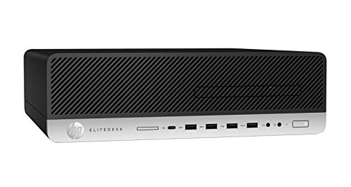 HP EliteDesk 800 G3 SFF Intel Quad Core i5 1TB SSD Festplatte 16GB Speicher Windows 10 Pro DVD Laufwerk Desktop Computer Mini PC (Generalüberholt) von HP