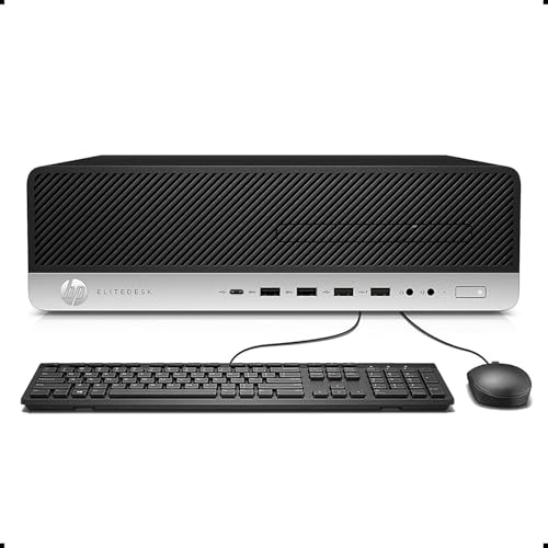 HP EliteDesk 800 G4 Small Form Factor PC Core i5 (8500) 3GHz 8GB 256GB SSD DVD-Brenner LAN Windows 10 Pro (UHD Graphics 630) (Generalüberholt) von HP