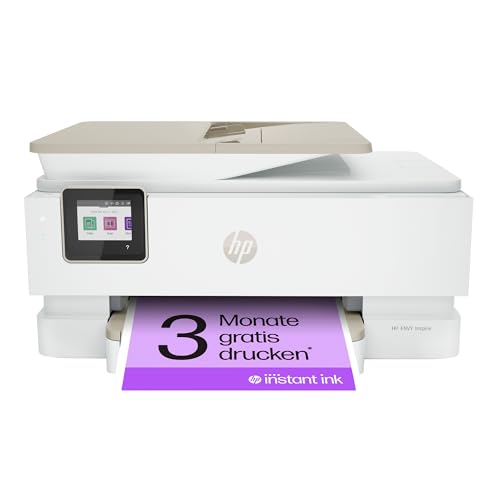 HP Envy Inspire 7920e Multifunktionsdrucker, Tintenstrahldrucker, 3 Monate gratis drucken mit HP Instant Ink inklusive, HP+, Drucken, Scannen, Kopieren, Fotodruck, ADF, DIN A4, WLAN, Airprint von HP