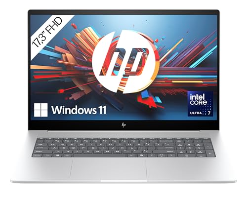 HP Envy Copilot+ Laptop | Intel Core Ultra 7 155H mit integrierter KI | 17,3" FHD Touchscreen | 16 GB DDR4 RAM (2X 8 GB) | 1TB SSD | Intel Arc Graphics | Windows 11 Home | QWERTZ | Silber von HP