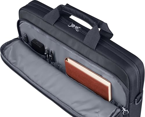 HP Everyday 14 Zoll Laptop-Tasche – Wasserabweisend, Nachhaltig, 9L Stauraum, Gepolstertes Laptopfach, Abnehmbarer Schultergurt, Trolley-Gurt, Schlüsselanhänger, Odyssey Grau HP Everyday 14 Zoll Laptop-Tasche – Wasserabweisend, Nachhaltig, 9L Stauraum, Gepolstertes Laptopfach, Abnehmbarer Schultergurt, Trolley-Gurt, Schlüsselanhänger, Odyssey Grau von HP