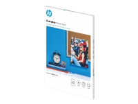 HP Everyday-Fotopapier glänzend - 25 Blatt/A4/210 x 297 mm, Halb-Glanz, 200 g/m², A4, Schwarz, Blau, Weiß, 25 Blätter, Business, Unternehmen von HP