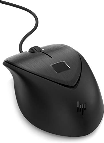 HP Fingerabdruck - Maus - Laser - 3 Tasten - kabelgebunden - USB 285 G6, 295 G6, Desktop Pro 300 G6, EliteDesk 805 G6, ProBook 635, ProDesk 405 G6 von HP
