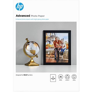 HP Fotopapier Q5456A DIN A4 glänzend 250 g/qm 25 Blatt von HP