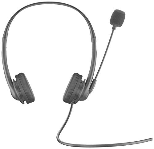 HP G2 Computer On Ear Headset kabelgebunden Stereo Schwarz Mikrofon-Rauschunterdrückung Lautstärke von HP