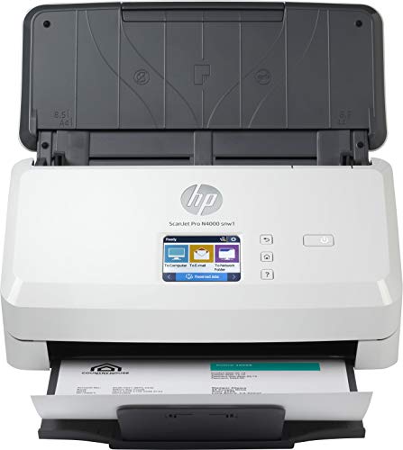 HP - HP - Scanjet Pro N4000 snw1 600 x 600 DPI Scanner mit Vorlageneinzug Schwarz, Weiß A4 von HP