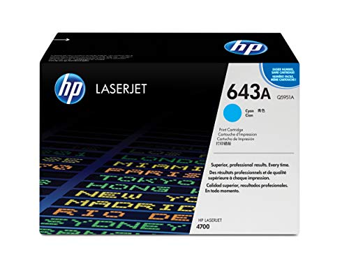 HP Hewlett Packard Laser Toner 643a cián 10k von HP
