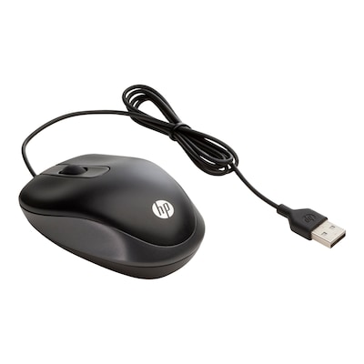 HP Kabelbebundene USB Travel Maus Schwarz (G1K28AA) von HP