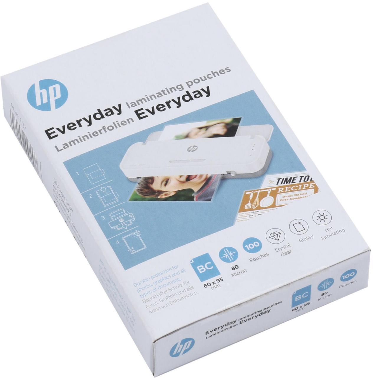 HP Laminierfolien glänzend 6,5 x 9,5 cm 80 mikron HP Laminierfolien glänzend 6,5 x 9,5 cm 80 mikron von HP Inc.