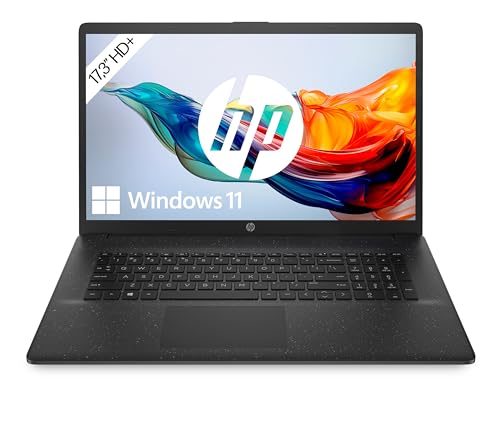 HP Laptop | 17,3" HD+ Display | Intel Celeron N4120 | 8 GB DDR4 RAM | 256 GB SSD | Intel UHD-Grafik | Windows 11 | QWERTZ | Schwarz von HP
